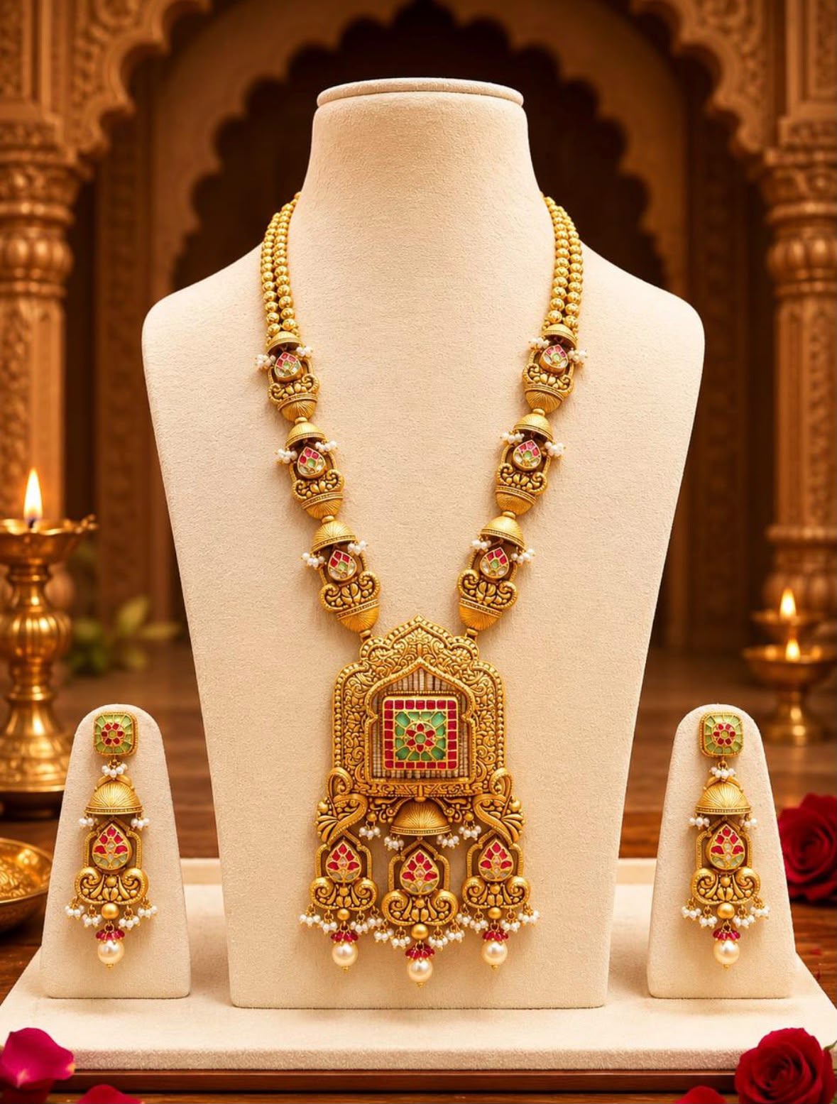 Navratna Bridal Set